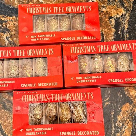 Vintage Christmas Ornaments from Spot-Lite Made in Japan 4 boxes - Picture 9 of 9